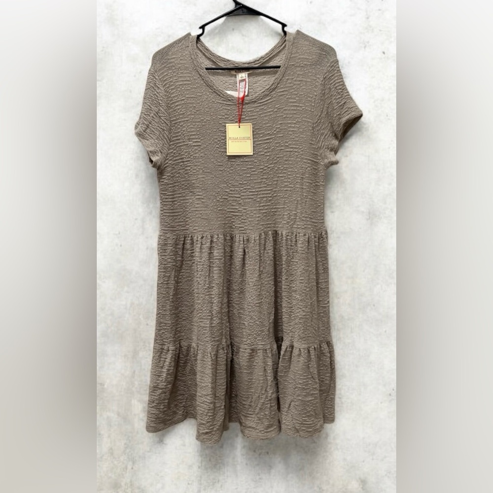 Rolla Coster Textured Tan Dress